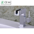 Deck Mounted Solid Brass Bathroom Waterfall Basin Sink Faucet (QH0615)